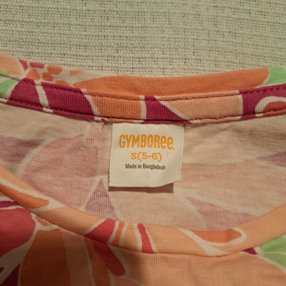 Gymboree girls size 5-6 short sleeved floral dress - Picture 4 of 4